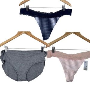 Bundle of NWT Nordstrom/BP Underwear Womens Size XXL